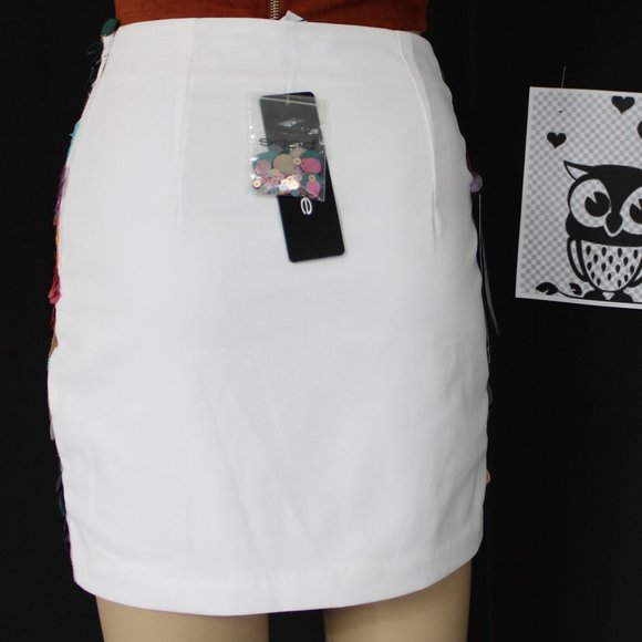 Bebe Embellished Mini Skirt - Picture 5 of 7